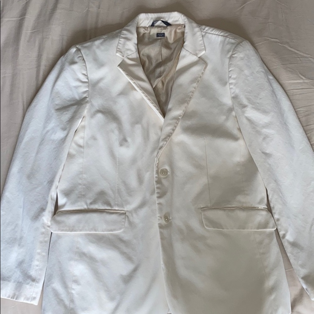 Armani exchange Mens ivory blazer